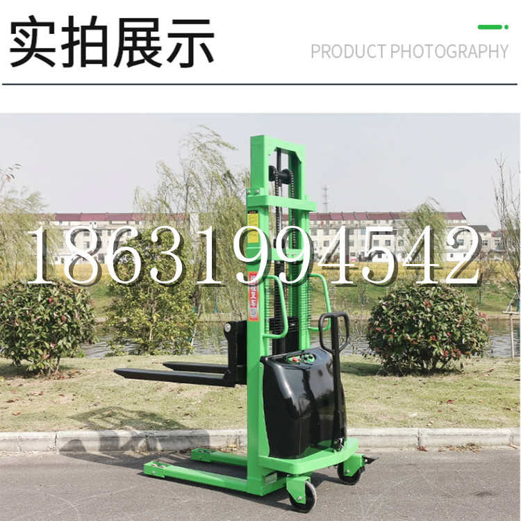 梨树区电动叉车堆高车液压铲车电瓶1吨2吨站驾步行式小型全自动叉车